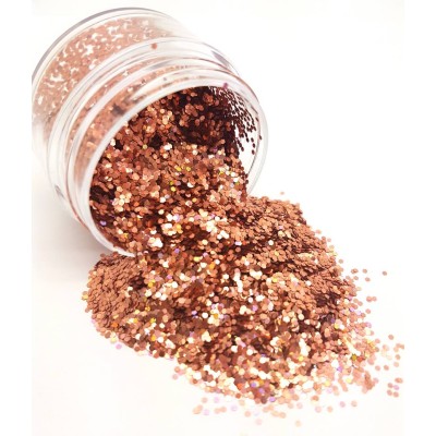 Chunky Glitter Peach